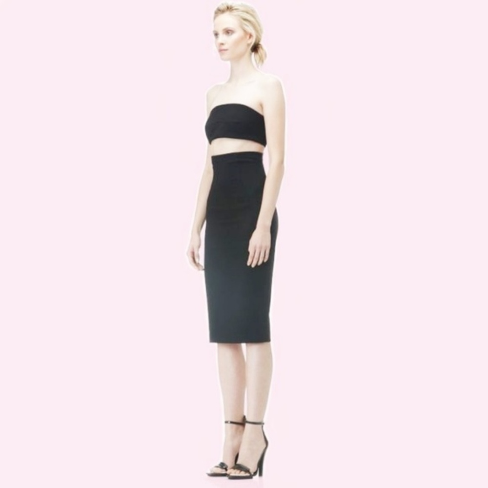 AQ/AQ Quart Midi Dress Black Party Dress